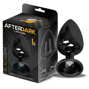 Afterdark Black Gem Metallic Butt Plug