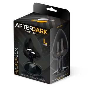 Afterdark Black Gem Metallic Butt Plug