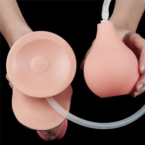 Laukeava Dildo Vaalea 25 cm