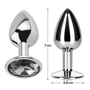 Afterdark Black Gem Metallic Butt Plug
