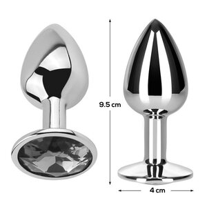 Afterdark Black Gem Metallic Butt Plug