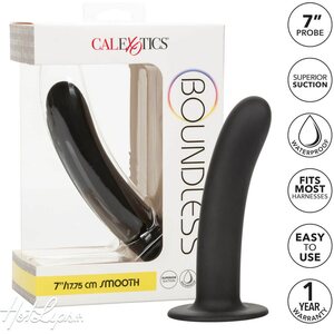 California Exotics Dildo Boundless 7" Sileä, Musta