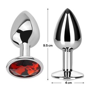 Afterdark Black Gem Metallic Butt Plug