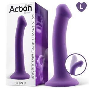 Action Bouncy Silicone Dildo