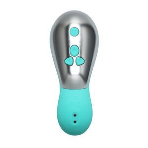 Tracy's Dog Flowliper Sucking & Pulsing Vibrator Teal