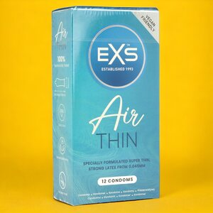 EXS Condoms Air Thin - Ohuet Kondomit 12 kpl