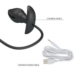 Dolphin Inflatable & Vibrating Anal Plug