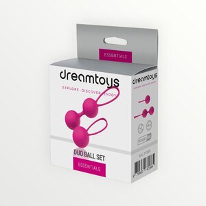 Dream Toys Geishakuulat Duo Ball Set Pinkki