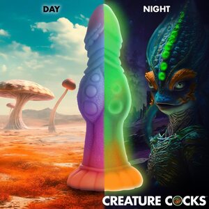 XR Brands Creature Cocks Glow In The Dark Galactic Cock
