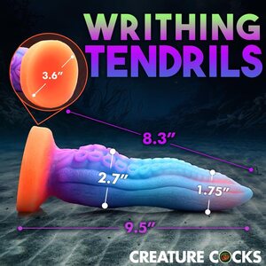 XR Brands Creature Cocks Tenta-Cock Glow In The Dark Dildo