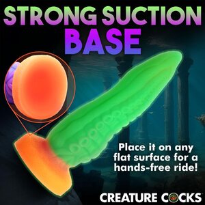 XR Brands Creature Cocks Tenta-Cock Glow In The Dark Dildo