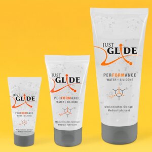 Just Glide Performance Water + Silicone Lubricant
