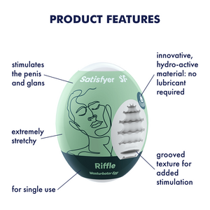 Satisfyer Egg Masturbator Riffle