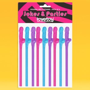 Lovetoy Willy Straws 9 pcs