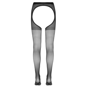 Cottelli Legwear Avosukkahousut - Musta
