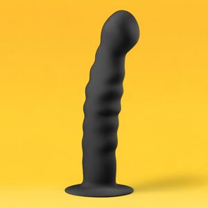 Easy Toys Silicone Suction Cup Dildo - Black