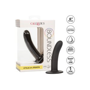 California Exotics Dildo Boundless 6" Sileä, Musta