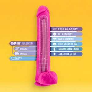 Blush Novelties Au Naturel Bold Daddy Dildo 35.5 cm