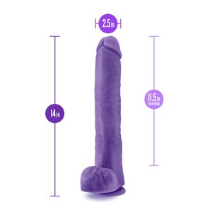 Blush Novelties Au Naturel Bold Daddy Dildo 35.5 cm