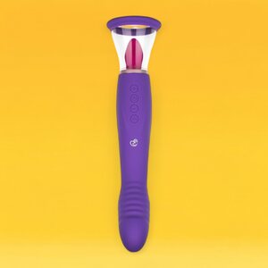 Easy Toys Pleasure Pump With G-Spot Vibrator - Purple