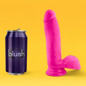 Blush Novelties Dildo Au Naturel Super Mike Pinkki