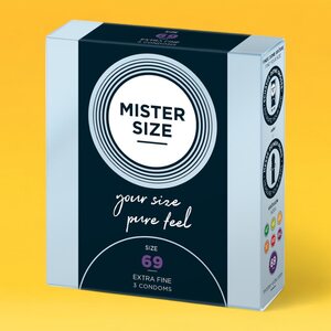 MISTER SIZE Kondomi 69 mm 3 kpl