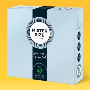 MISTER SIZE Kondomi 47 mm 36 kpl