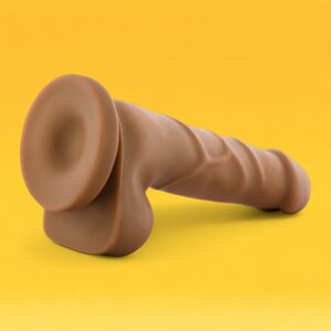 Blush Novelties Dildo Dr.Skin Basic 7 Mocha