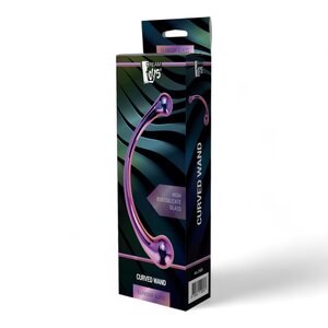 Dream Toys Glamour Glass Kaareva Lasidildo
