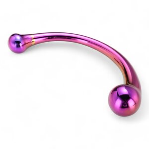 Dream Toys Glamour Glass Kaareva Lasidildo