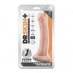 Blush Novelties Dr.Skin Plus Dildo 7 tuumaa Vaalea