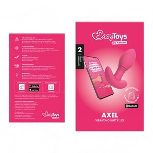 EasyConnect Vibrating Butt Plug Axel app-controlled