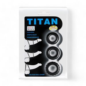 Titan 3-in-1 Penis Rings