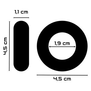 Magnum Erection Penisrengas Musta 4.5cm