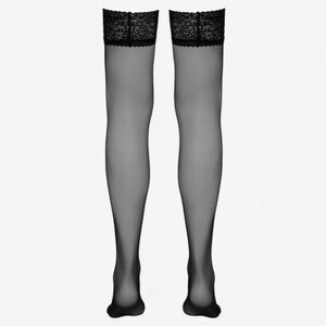 Cottelli Legwear Seksikkäät Mustat Hold Up strømper