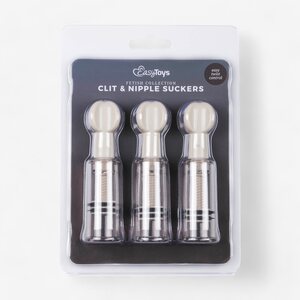 Easy Toys Nipple & Clit Suckers 3 pcs