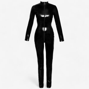 Black Level Vinyl Jumpsuit