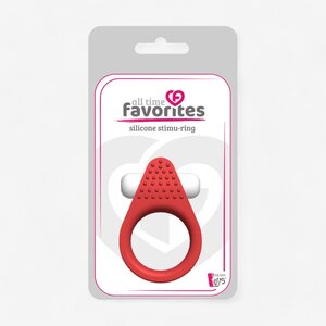 Dream Toys All Time Favorites Silicone Stimu-Ring Red