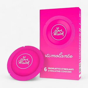 Love Match Stimolante Condoms 6 kpl