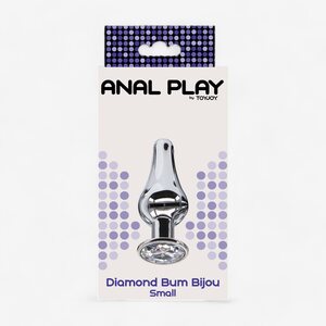 Toy Joy Metallinen Anaalitappi Diamond Bum Bijou Pieni