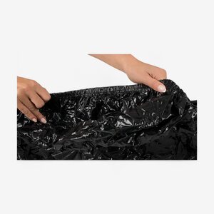 Fetish Collection Muotoon Ommeltu Vinyllilakana Musta
