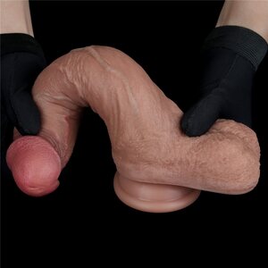 Lovetoy Dual Layered Silicone Nature Cock 21.5 cm