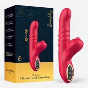 Erospace Red Rose Thrusting Vibrator