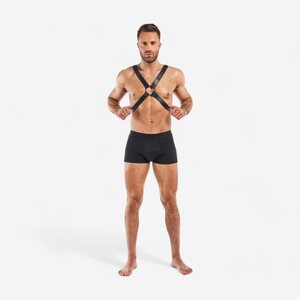 Bedroom Fantasies Lionel Bondage Harness Black