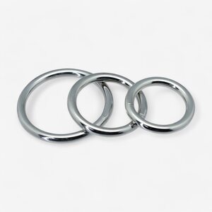 Metal Masters Cock Rings 3 Pcs