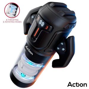 Action Zyon Advanced Automatic Thrusting And Rotating Masturbator