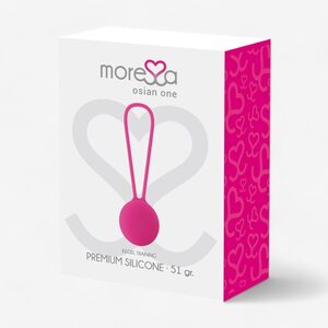 Osian One Premium Silicone Kegel Ball růžová