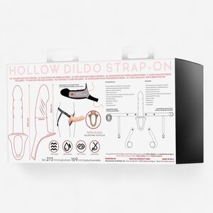 Action Kevin Hollow Strap On Dildo and Harness L