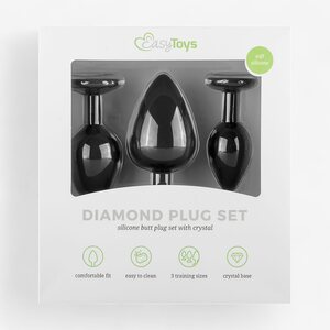 Easy Toys Diamond Anal Plug komplekt