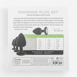 Easy Toys Diamond Anal Plug komplekt